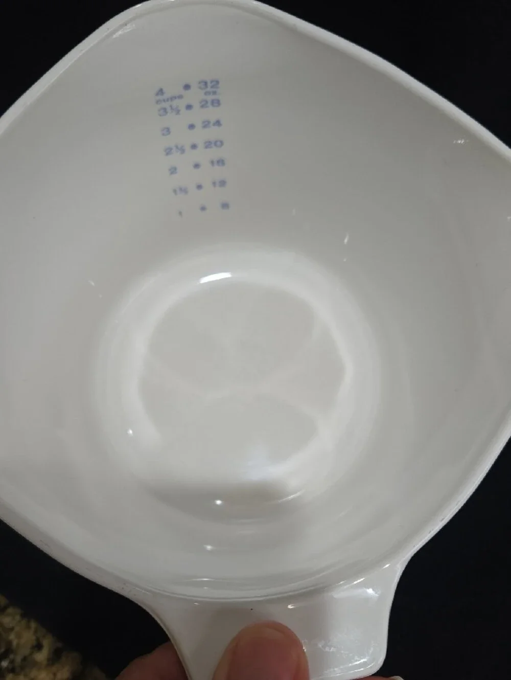 CorningWare White Saucemaker with Blue Logo